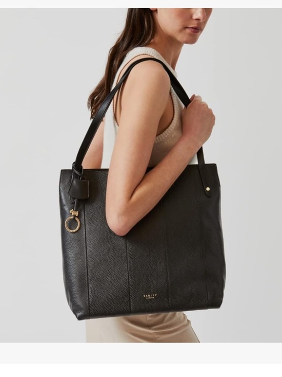 RADLEY LONDON Handbags - Radley London Eaton Mews Large Leather Ziptop Tote bag  very good condition